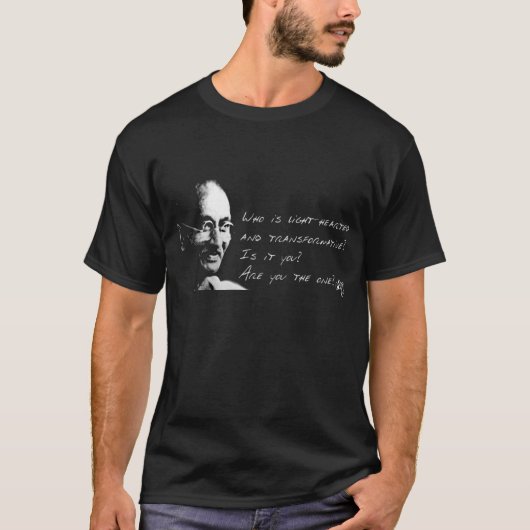 T-shirt Qui est allègre et transformatif ? (Devant)