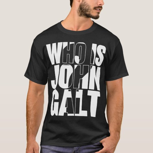 T-shirt Qui est John Galt ? (Devant)