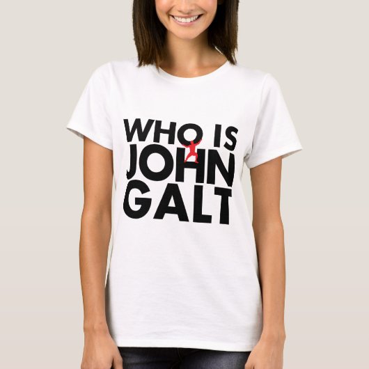 T-shirt Qui est John Galt (Devant)