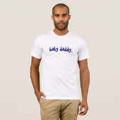 T-shirt Qui est le papa de bébé ? (Devant entier)