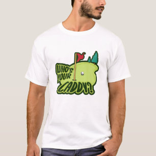 T-shirt Qui Est Votre Costume Caddy Pour Un Amateur De Gol