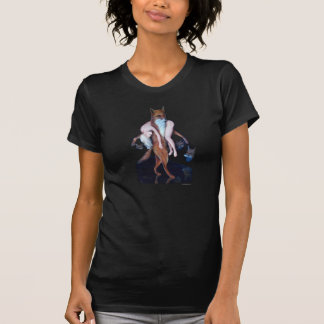 T-shirt "Qui êtes-vous portant ? Wom/T noir