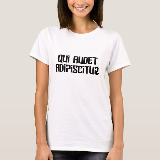 T-shirt Qui ose gagner ! (Devant)