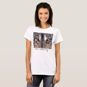 T-shirt Qui regarde les yeux de loup, qui regarde ? (Devant entier)