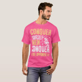 T-shirt Qui Se Conquérera Alors Conquérera L'Opposant Muay (Devant entier)
