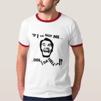 T-shirt Qui suis-je ? La pièce en t #1 des hommes