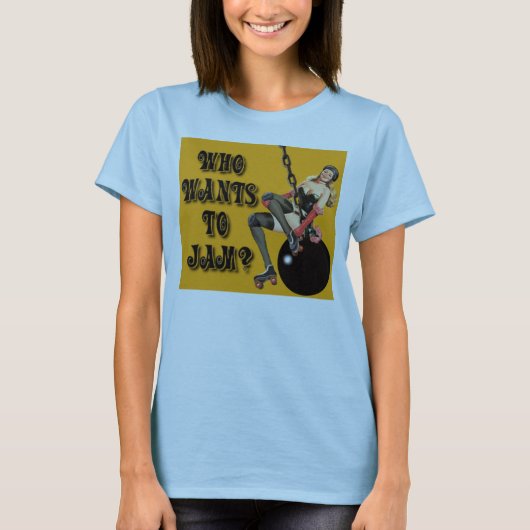 T-shirt Qui veut bloquer ? (Devant)