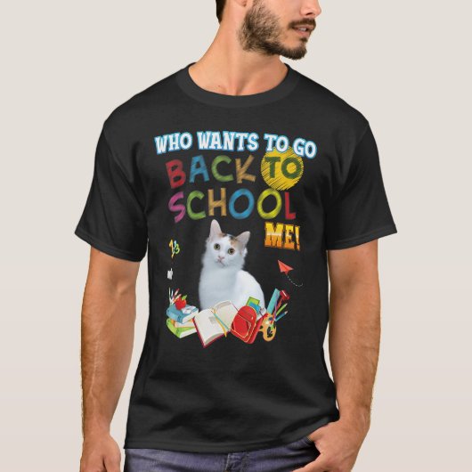 T-shirt Qui Veut Retourner À L'École Moi Japonais Bobtail  (Devant)