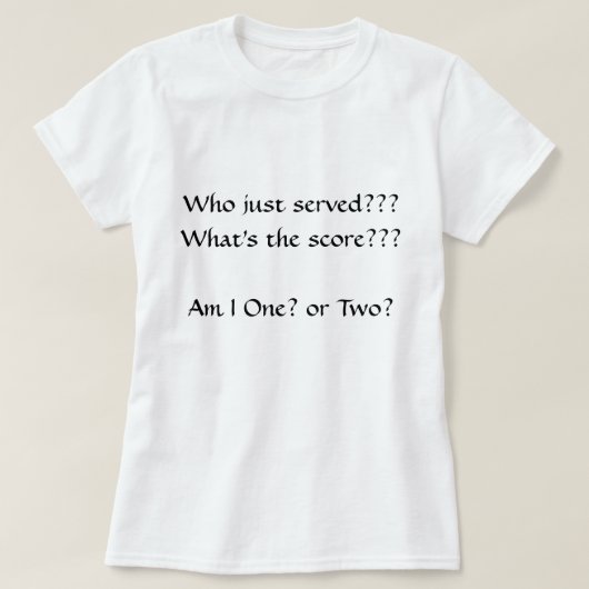 T-shirt Qui vient de servir ? Chemise Pickleball Pickler (Design devant)