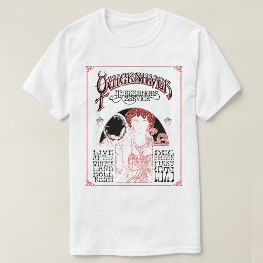 T-shirt Quicksilver Messenger Service Live (Design devant)