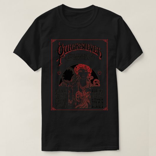 T-shirt Quicksilver Messenger Service Live Classic (Design devant)