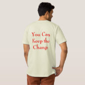 T-shirt ¡Quiero Progress ! Vous pouvez conserver l'autocol (Dos entier)