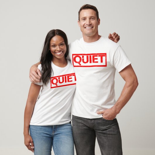 T-shirt Quiet Stamp (Unisexe)