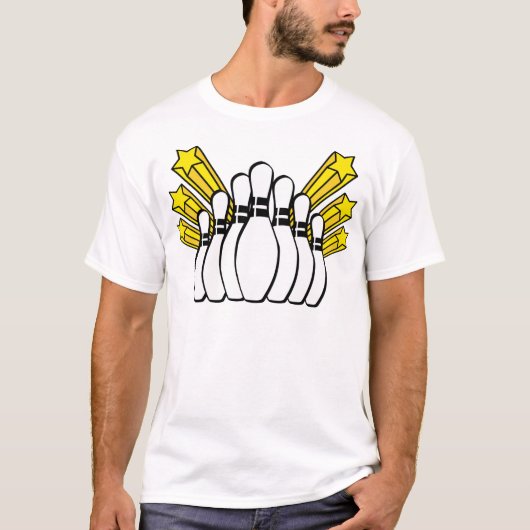 T-shirt Quilles de bowling (Devant)