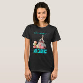 T-shirt Qu'Ils Mangent Macarons Marie Antoinette Macaron (Devant entier)