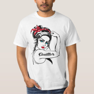 T-shirt Quilter Rosie Le Riveter Pin Up