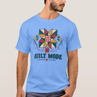 T-Shirt Quilteuse en Mode Patchwork