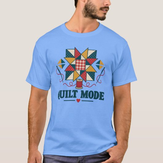 T-Shirt Quilteuse en Mode Patchwork (Devant)