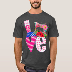 T-shirt Quilting amour quilting cadeaux quilting drôle