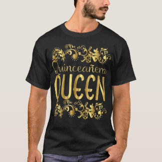T-shirt Quinceanera Reine Anniversaire 15ème 15 Quince Qui