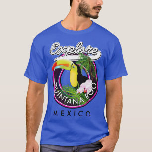 T-shirt Quintana Roo holbox plage mexique patch voyage