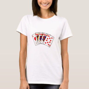 T-shirt Quinte royale de coeurs
