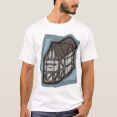 T-shirt Quirky Tudor House Architecture médiévale (Devant)