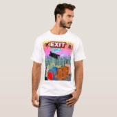 T-shirt Quitter le ticket (Devant entier)