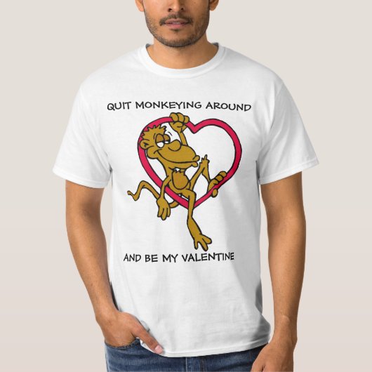 T-shirt Quittez Les Monkeies Autour (Devant)