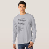 T-shirt Quizás mañana en varios idiomas (Devant entier)