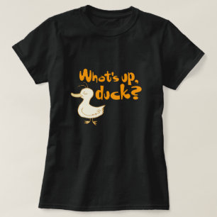 T-shirt Quoi de neuf, Duck ? Chemise Wordplay amusante