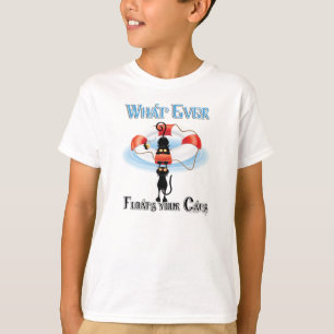 T-shirt Quoi de neuf flotte vos chats 2
