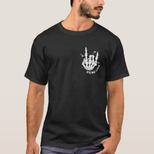 T-shirt Quoi de plus punk que bibliothèque publique Squele