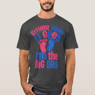 T-shirt Quoi qu'il en soit, je suis le gros frère - la rév
