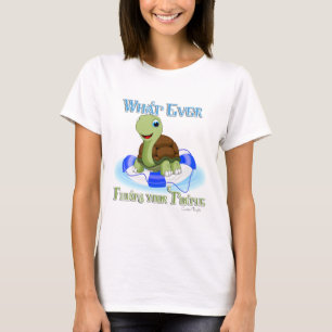 T-shirt Quoi qu'il flotte votre tortue 2