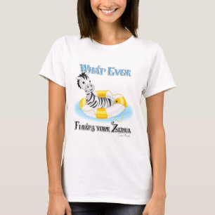 T-shirt Quoi qu'il flotte votre Zebra 4