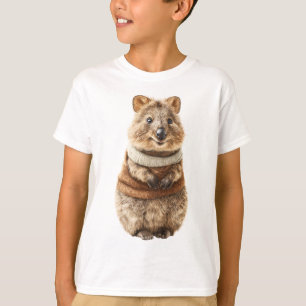 T-shirt Quokka Enfants Col Roulé Cosy