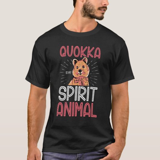 T-shirt Quokka Est Mon Esprit Animal Australie Wombat Mars (Devant)