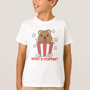 T-shirt Quokka Popcorn Whats Poppin Funny