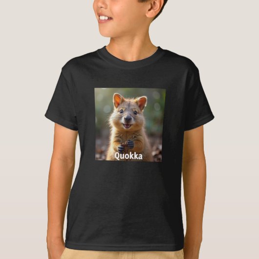 T-shirt Quokka souriant - Animaux mignons (Devant)