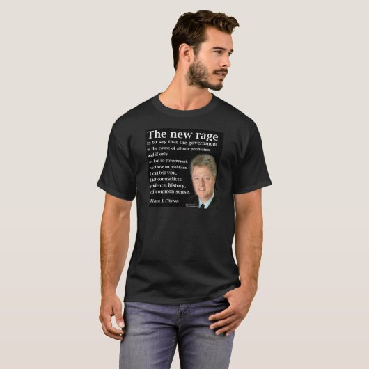T-shirt Quota de Bill Clinton (Devant entier)