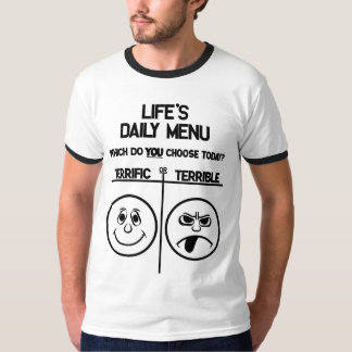 T-shirt quotidien de menu