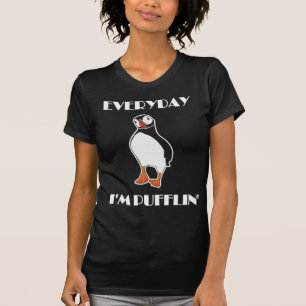 T-shirt Quotidien je suis oiseau de macareux de Pufflin