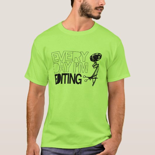 T-shirt Quotidien j'édite (Devant)