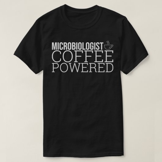 T-shirt quotMicrobiologiste Café Microbiologyquot 7 (Design devant)