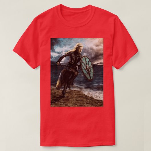 T-shirt quotVikingsquot Art Lagertha (Design devant)
