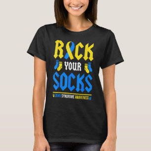 T-shirt R0ck Your Socks World Down Syndrome Awareness Day
