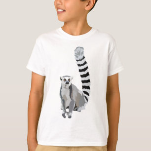 T-shirt R est pour citronnelle à queue d'anneau LemurRing