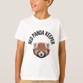T-shirt R est pour Red Panda Keeper (Devant)