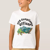 T-shirt R est pour Reptile (Devant)